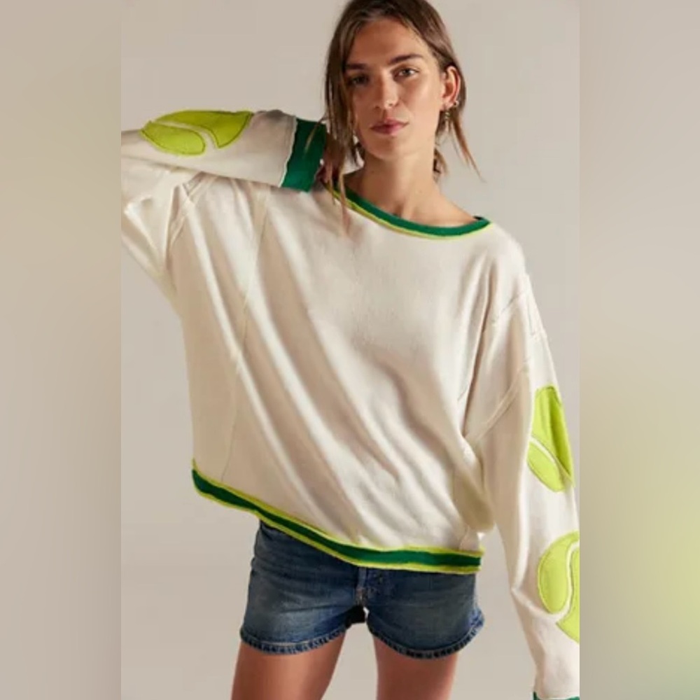 New Free People You're A Star Tee Size S Tennis Combo We The Free